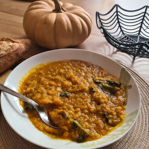 Spiced Squash Massaman Soup 1 Spiced Squash Massaman Soup for Halloween