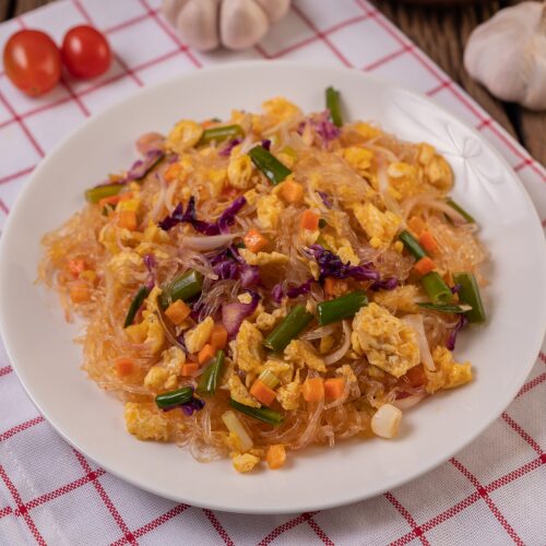 Sweet & Sticky Pak Choi Stir Fry Rice